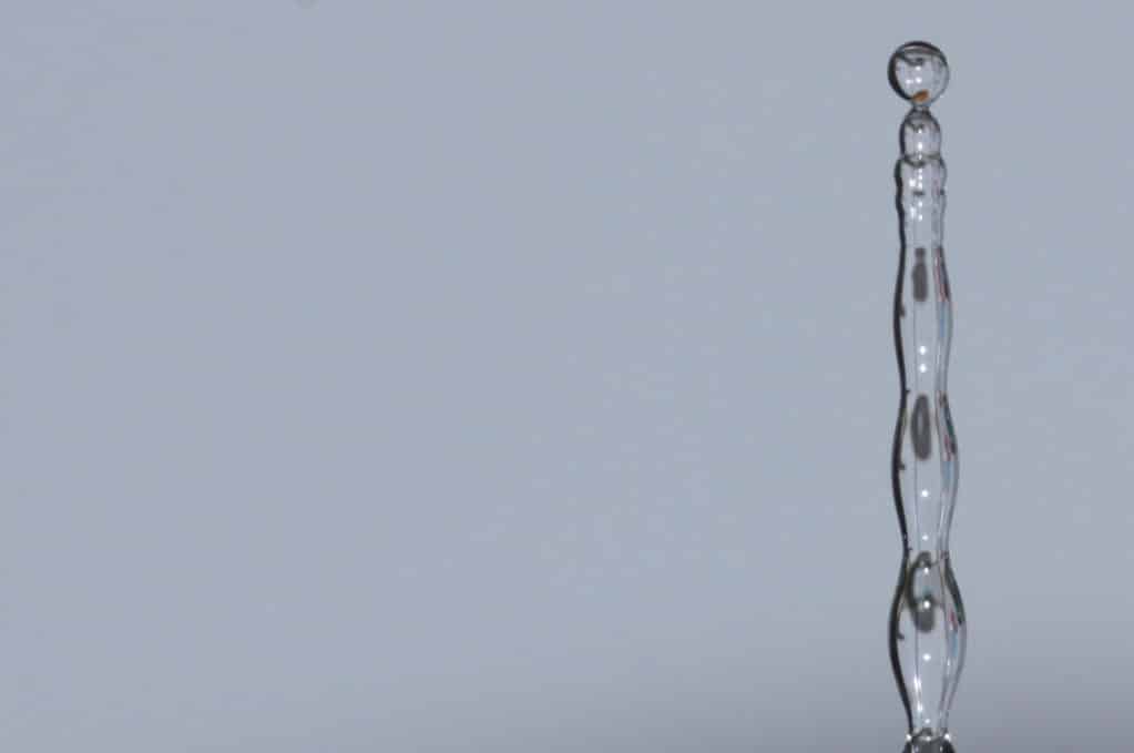 water dripping from a faucet