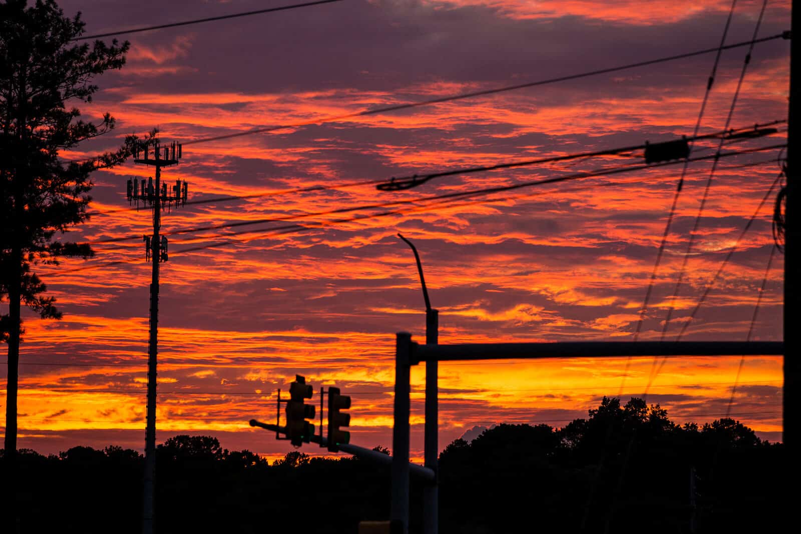 photo of sky at sunset